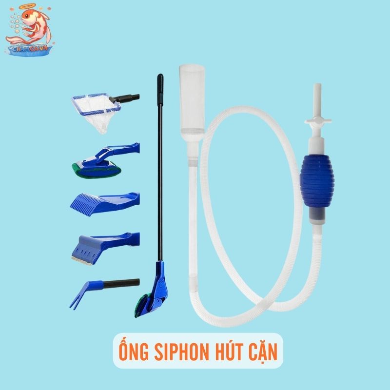 Top 7 Dụng Cụ Giúp Vệ Sinh Hồ Cá Nhanh, Sạch & Hiệu Quả 1 Ống siphon hút cặn