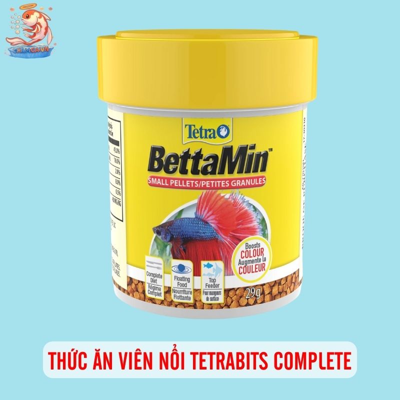 Top 10 Loại Thức Ăn Giúp Cá Cảnh Nước Ngọt Tăng Trưởng Nhanh 1 Thức ăn viên nổi TetraBits Complete