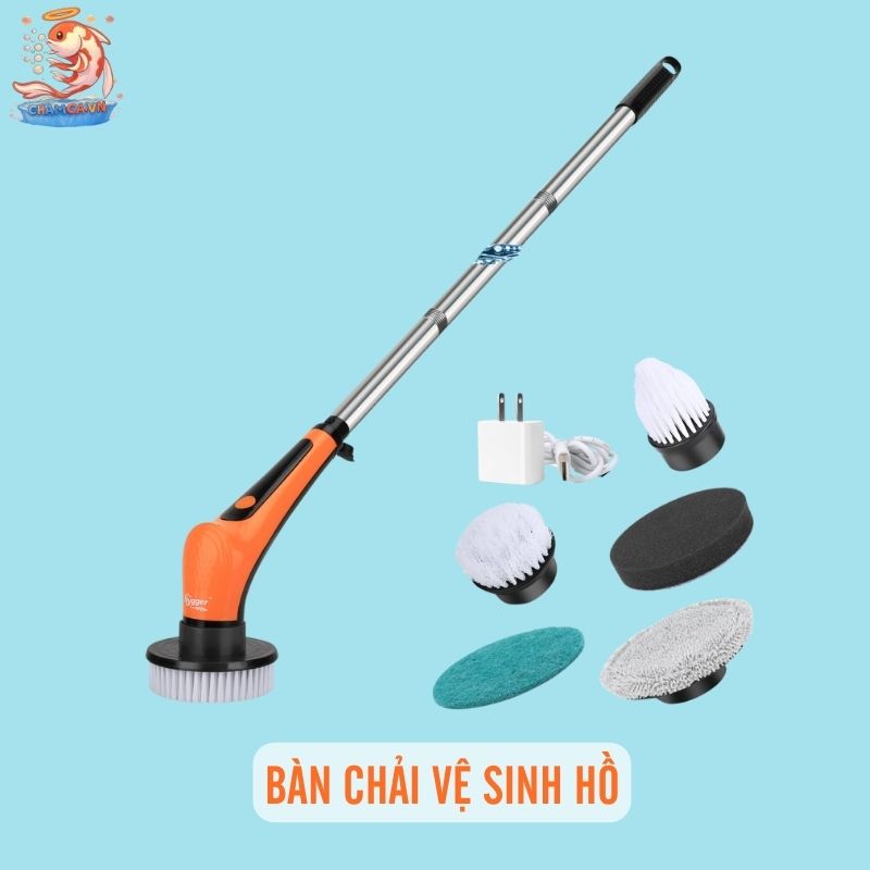 Top 7 Dụng Cụ Giúp Vệ Sinh Hồ Cá Nhanh, Sạch & Hiệu Quả 4 Bàn chải mềm chà rêu
