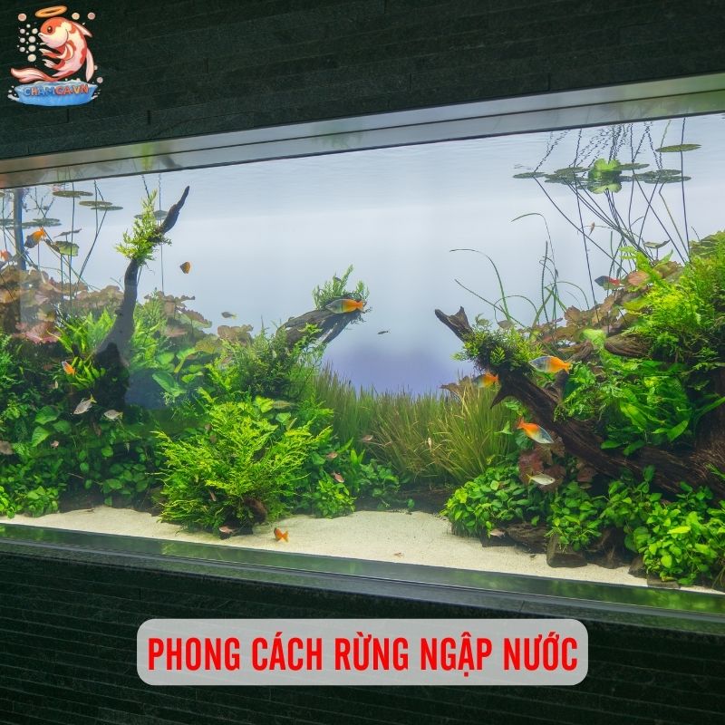 5 Bố Cục Trang Trí Hồ Cá Đẹp & Dễ Setup Nhất 5 Phong cách rừng ngập nước