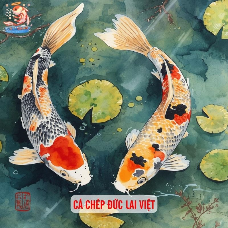 Cá Chép Lai Việt Nam Đẹp Nhất - Top Cá Cảnh Được Ưa Chuộng 3 Cá chép Đức lai Việt