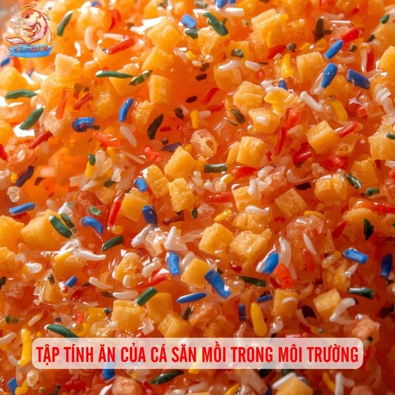 Cách Cho Cá Săn Mồi Ăn Để Hồ Thuỷ Sinh Luôn Cân Bằng 1 Tập tính ăn của cá săn mồi trong môi trường