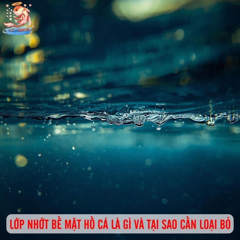 Cách Khử Nhớt Bề Mặt Hồ Cá Triệt Để Và Đúng Kỹ Thuật Nhất 1 Lớp nhớt bề mặt hồ cá là gì và tại sao cần loại bỏ